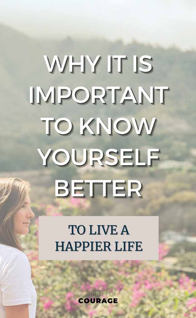 importance of knowing yourself better Pinterest cover