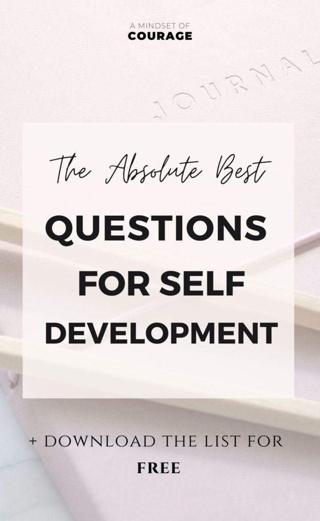 The Absolute Best questions for self development