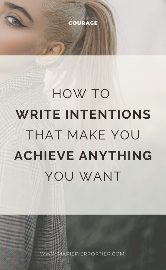 How to write intentions that make you achieve anything you want pinterest cover