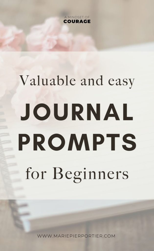 easy journal prompts for beginners