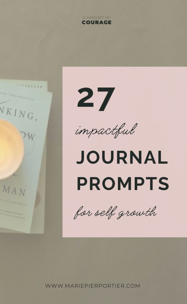 27 impactful journal prompts for self growth