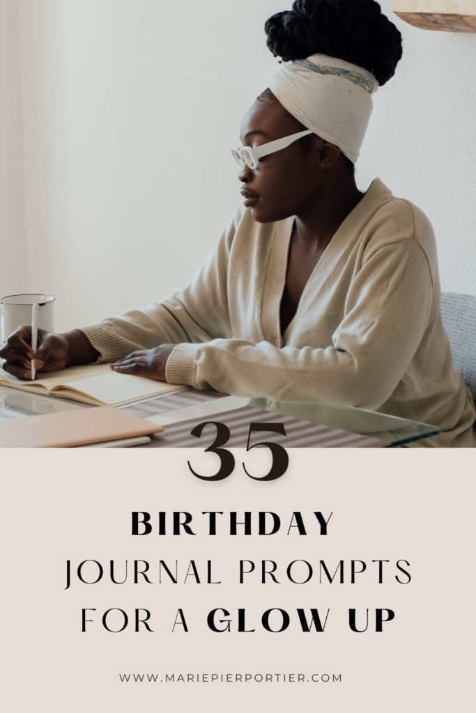 pinterest image birthday journal prompts
