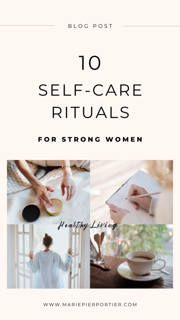 self-care rituals for strong women