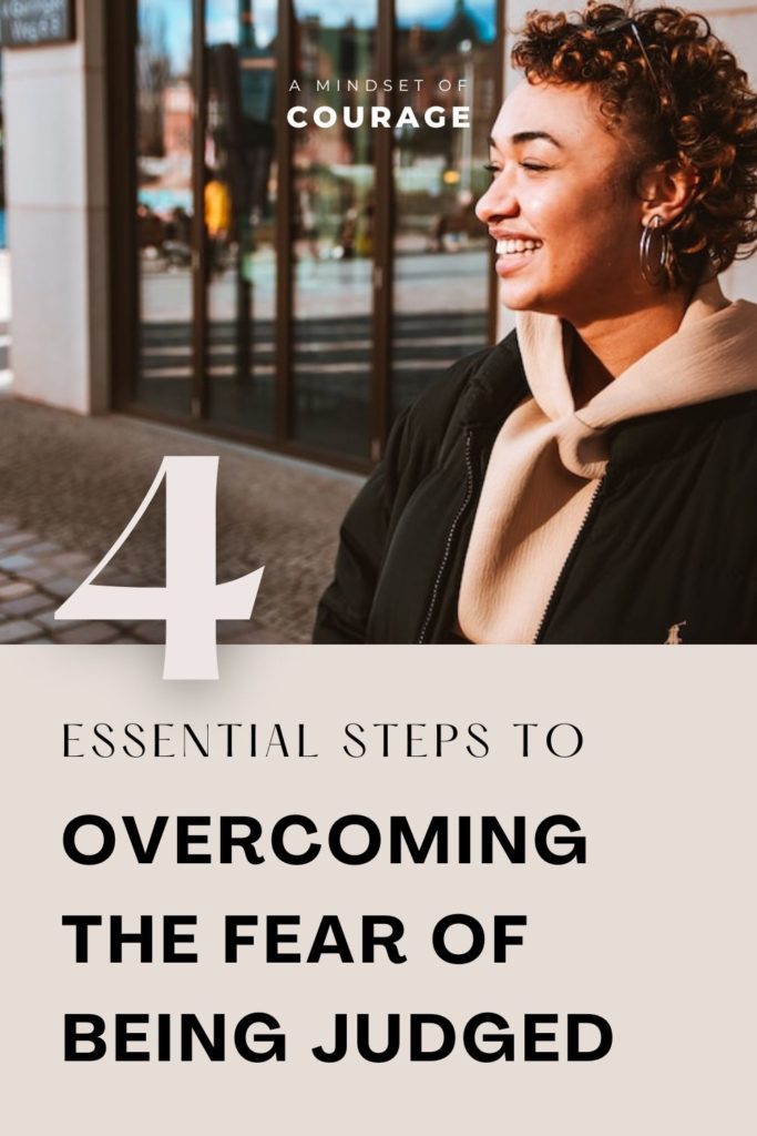 pinterest image overcoming the fear of being judged