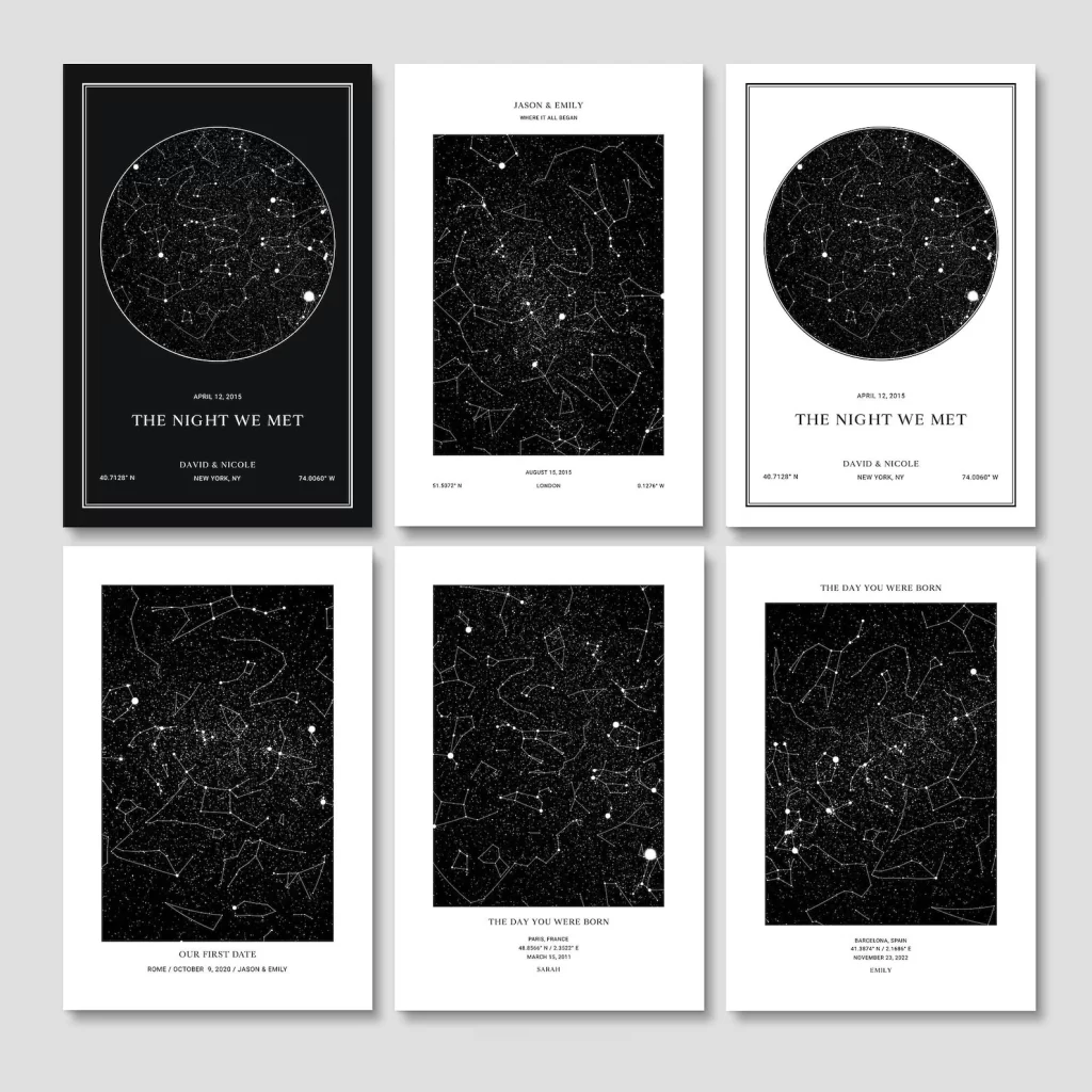 star map poster