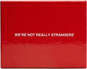 we're not really strangers card game