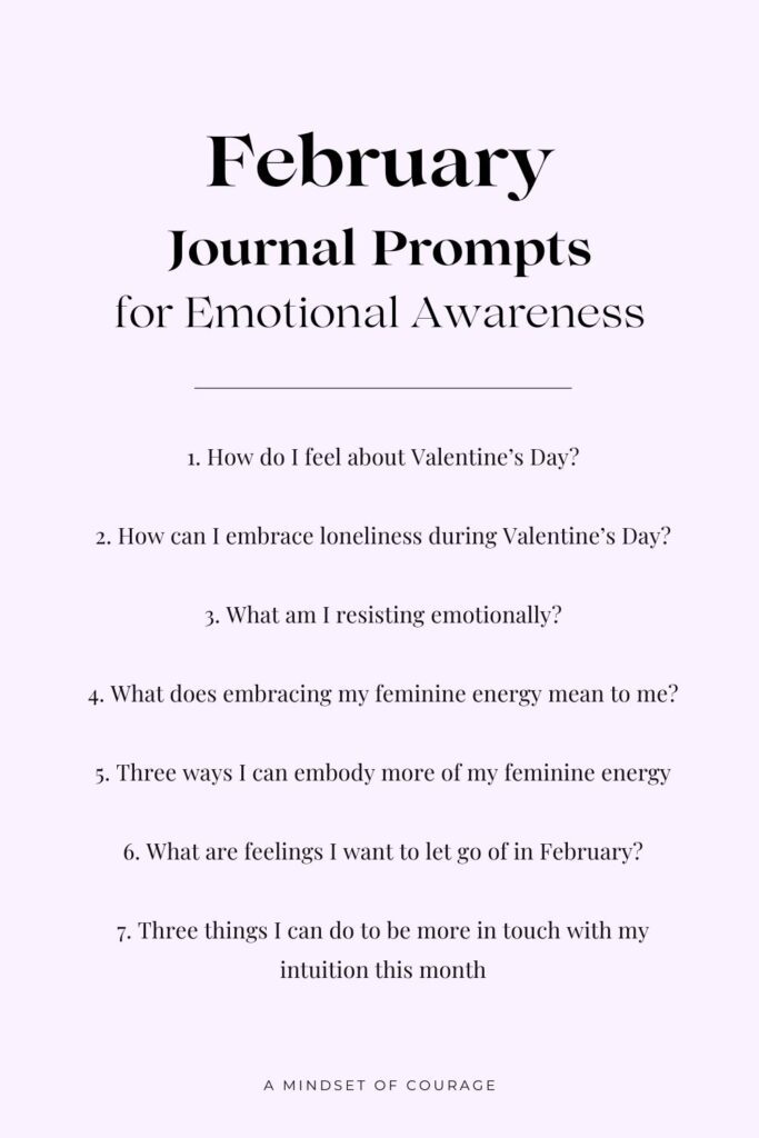 february journal prompts